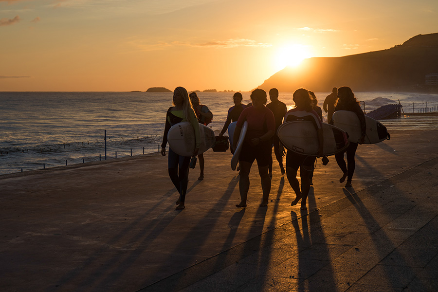 Avento has worked with the Gipuzkoa Surf Federation to promote women’s participation in surf 